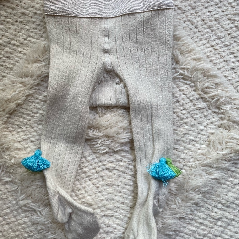 Everbloom Tassel Detail Baby Tights